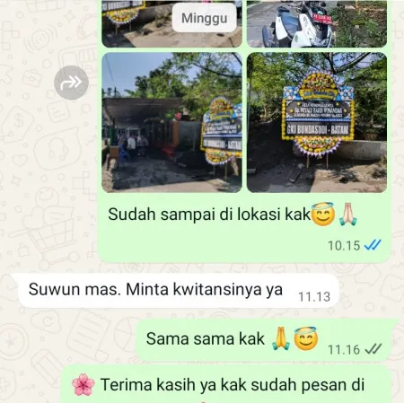 Pengiriman Papan Bunga Duka Baledono Purworejo